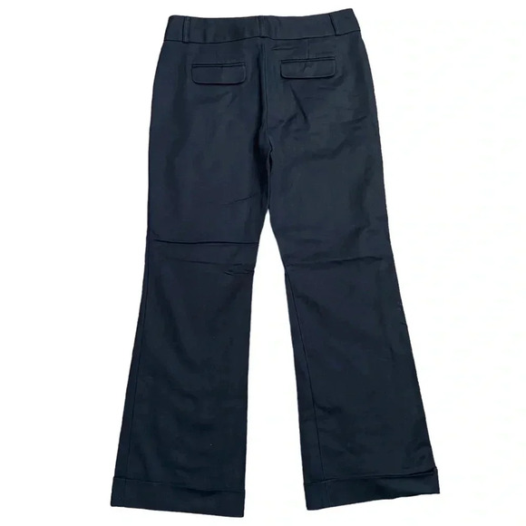 Banana Republic Martin Fit 718 Black Trouser Pants 6P | Petite Straight Leg - Picture 5 of 10